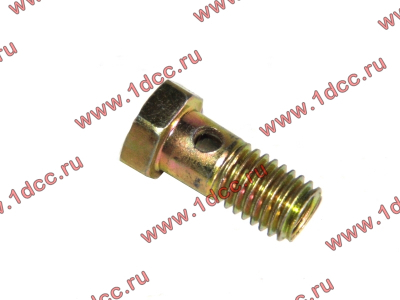 Болт пустотелый М10х1,5 (штуцер топливный) H HOWO (ХОВО)  фото 1 Иркутск